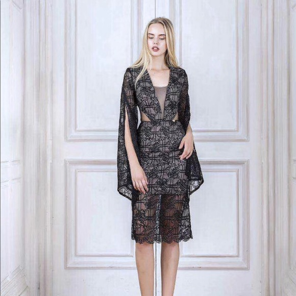 Bronx and Banco Natasha Noir Dress - Picture 3 of 7